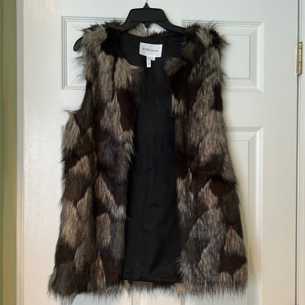 BCBGeneration Faux Fur Vest
